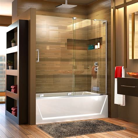 frameless tub shower door|best frameless bypass shower doors.